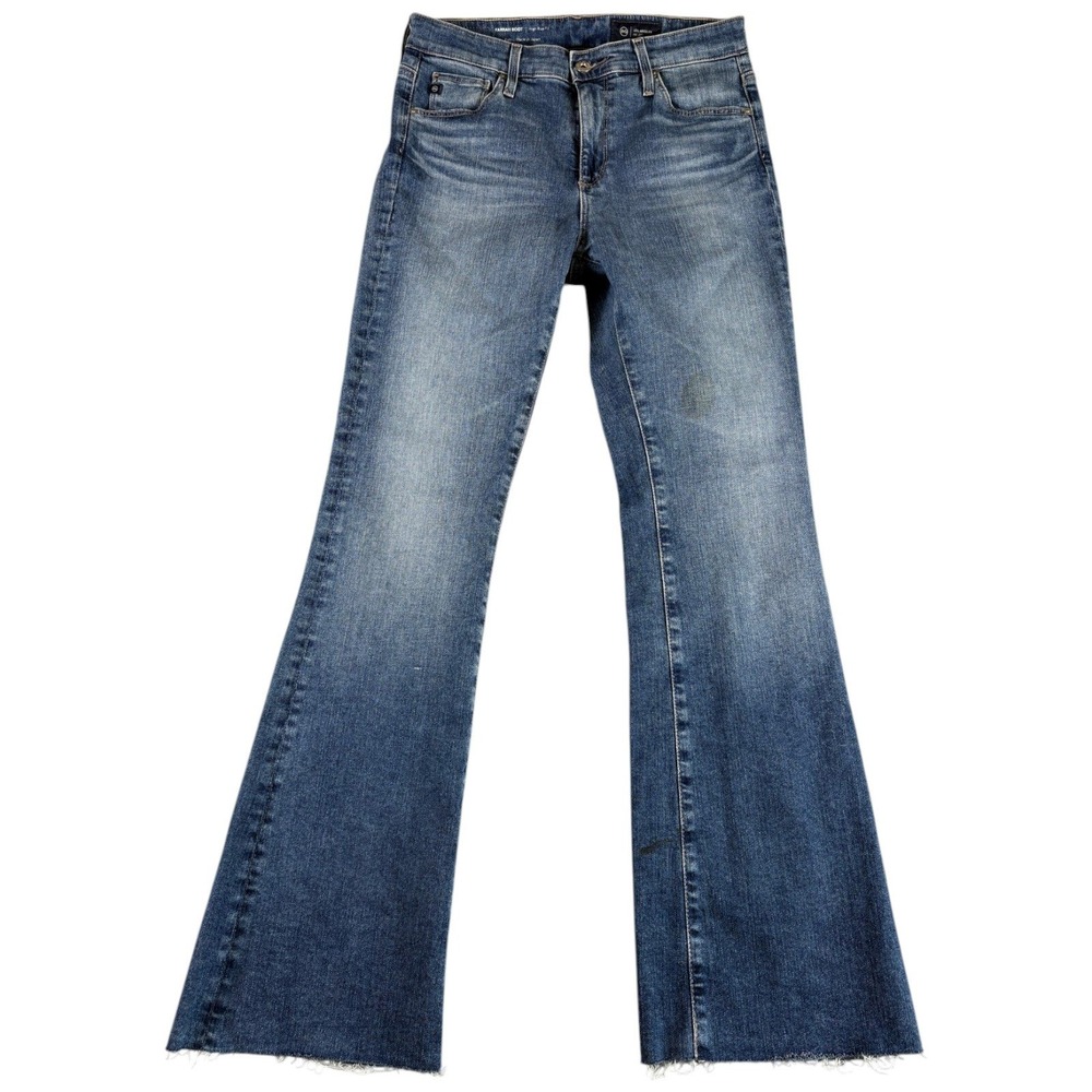 AG Adriano Goldschmied Farrah Boot Jeans Womens 28R Blue Denim Stretch High Rise